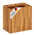 DELUKE Hochbeet aus Holz Jona | 200x30x25cm, Akazienholz | Hochbeet für Garten Hochbeet Holz Gartenbeet hoch Kräuterbeet XXL Blumenbeet Gemüsebeet groß Garten - Thumbnail 10