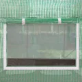 TOOLPORT Foliengewächshaus Gewächshaus 4x10m stabil & langlebig mit Fenster - reißfeste PE Plane 180g/m² grün transparent - Thumbnail 9