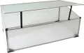 NATIV Frühbeet aus 1 mm dicken Aluminium, Hochbeet Abdeckung mit arretierbarem Dach, Frühbeetkasten mit Polycarbonatplatten, Frühbeetaufsatz für Hochbeet 100 x 60 cm, Mini Gewächshaus - Thumbnail 1