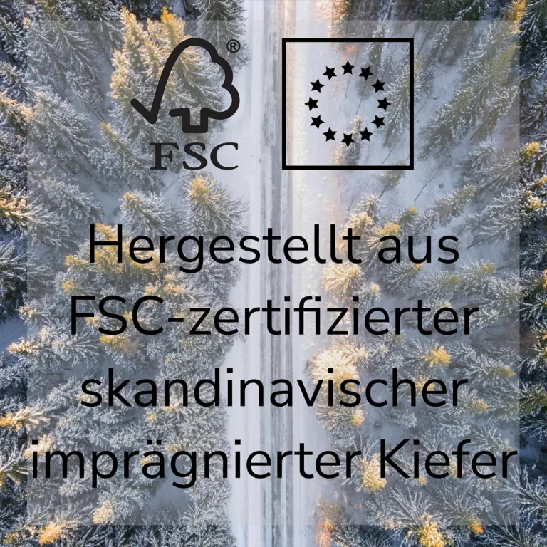 Hochbeet Holz Made in Europe, Hochwertige Hochbeete für Garten Holz, Hochbeete-kit, Hochbeet XXL Groß – Bild 7