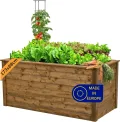 Hochbeet Holz Made in Europe, Hochwertige Hochbeete für Garten Holz, Hochbeete-kit, Hochbeet XXL Groß - Thumbnail 1