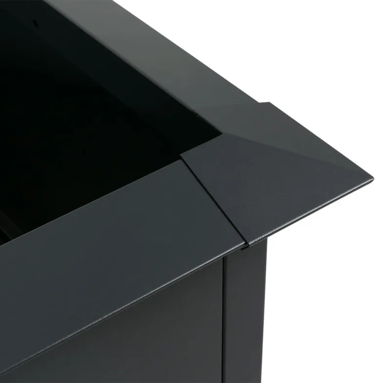 Hochbeet HWC-N24, Metallhochbeet Gemüsebeet Blumenkasten Pflanzkübel, Schneckenkante 78x170x90cm Eisen 52kg, anthrazit – Bild 6
