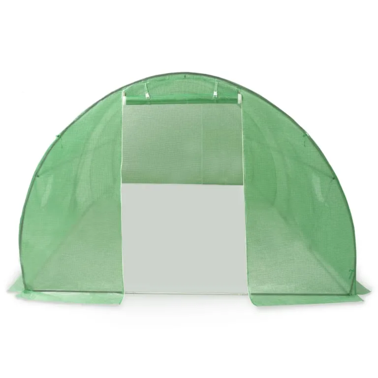 Gecheer Gewächshaus Tunnelgewächshaus Gartenhaus Garten Treibhaus Pflanzenhaus Tomatenhaus Frühbeet 18m² 600x300x200 cm-4408 – Bild 5