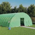 Rantry Gewächshaus mit Stahlrahmen, weiß, 60 m², 10 x 6 x 2,85 m, Möbel für Innen- und Außenbereiche, Haus und Wohnzimmer - Thumbnail 10