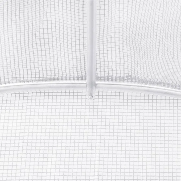 Rantry Haus Gewächshaus mit Stahlrahmen weiß 24 m² 6 x 4 x 2,85 m, Gewächshaus für den Garten, Gewächshaus für den Garten, Gewächshaus für Pflanzen, Haus, Möbel – Bild 9
