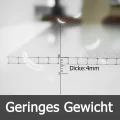 Polycarbonatplatten Doppelstegplatten 4mm, 14pcs Dachplatten 10,25 m² Hohlkammerplatten UV-beständig für Gewächshaus Garten Treibhaus, Transparent - Thumbnail 5