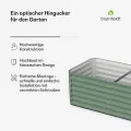 blumfeldt High Grow Straight Hochbeet - Ergonomisches 1.000-l-Gartenbeet aus Rostfreiem Galvalume-Stahl für Gemüse und Kräuter, 60 cm Höhe, Einfache Montage - Thumbnail 6