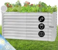 blumfeldt High Grow Straight Hochbeet, Ergonomisches 575-l-Gartenbeet aus Rostfreiem Galvalume-Stahl für Gemüse und Kräuter – Rückenschonendes Design, Einfache Montage, Frostsicher und Kompakt - Thumbnail 8