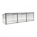 Frühbeet Mini Gewächshaus Pflanzenhaus - Aluminium & Polycarbonat, 180x51x51, schwarz - für Garten, Balkon und Terrasse, Winterfest, Stabil & Einfach zu Montieren - MAGNOLIA III - Thumbnail 8