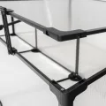 Frühbeet Mini Gewächshaus Pflanzenhaus - Aluminium & Polycarbonat, 180x51x51, schwarz - für Garten, Balkon und Terrasse, Winterfest, Stabil & Einfach zu Montieren - MAGNOLIA III - Thumbnail 10