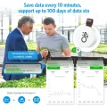 Brifit Mini Thermometer Hygrometer, Bluetooth Thermometer Hygrometer mit APP & Datenspeicherung, Digital Temperatur Feuchtigkeitssensor für Haus, Büro, Gewächshaus, Weinkeller, 2 Pack - Thumbnail 4