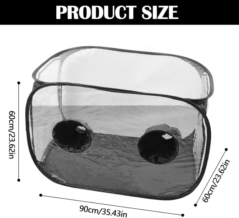 Pilzzuchtzelt, 60x60x90cm Growbox Gewächshaus Zuchtschrank Wasserdicht Pflanzzelt Growroom Pilzzucht Still Luftbox Pilzzuchtbeutel Tragbares Pilzzuchtzelt Set Pilzmykologie Abzugshauben – Bild 5