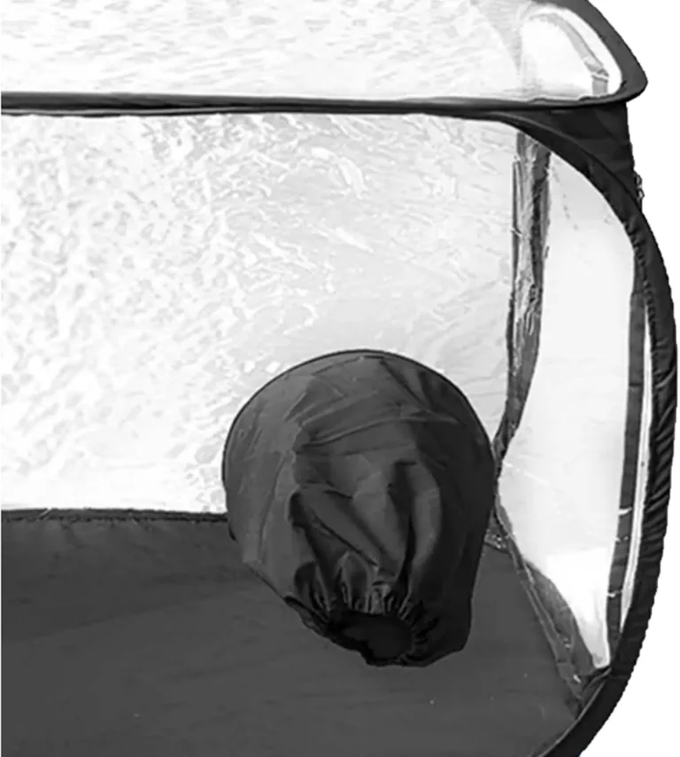 Pilzzuchtzelt, 60x60x90cm Growbox Gewächshaus Zuchtschrank Wasserdicht Pflanzzelt Growroom Pilzzucht Still Luftbox Pilzzuchtbeutel Tragbares Pilzzuchtzelt Set Pilzmykologie Abzugshauben – Bild 7
