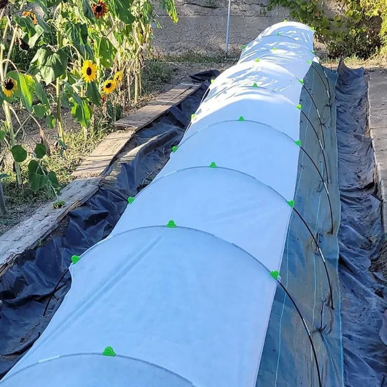 Pflanztunnel Bögen, 30 PCS Tunnelbögen Hochbeet, Gewächshausbogen mit 6mm Kunststoff umwickelt, DIY Gewächshausreifen Frühbeet Tunnel für Garten Zeile Abdeckung Pflanzen Obst Gemüse. – Bild 5