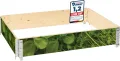 naturbelassene Hochbeete für Garten Palettenrahmen 120x80x20 cm Hochbeet Holz 3 Stück steckbar stapelbar faltbar für Pflanzen Blumen Kräuter Obst und Gemüse GD-0075 - Thumbnail 10
