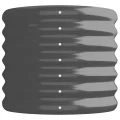 vidaXL Hochbeet, Wetterfestes Hochbeet für Garten Balkon Terrasse, Kräuterhochbeet zum Selber Bauen, Pflanzkasten aus Metall, Verzinkter Stahl Anthrazit - Thumbnail 6