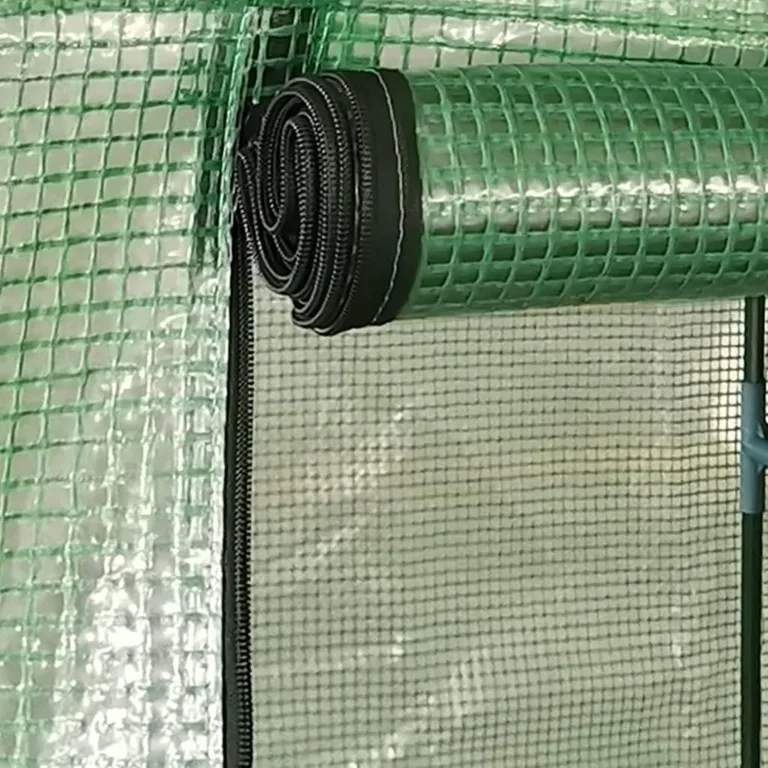Gewächshaus mit Stahlrahmen 0,5 m² 1×0,5×1,9 m, Frühbeet, Tomatenhaus, Treibhaus, Greenhouse, Garten Zubehör – Bild 3