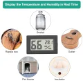 6er Set Vaikby Digital Indoor Thermometer Hygrometer, LCD Room Hygrometer Innen, Temperature Humidity Meter Luftfeuchtigkeitsmesser for Home Office Greenhouse - Thumbnail 5