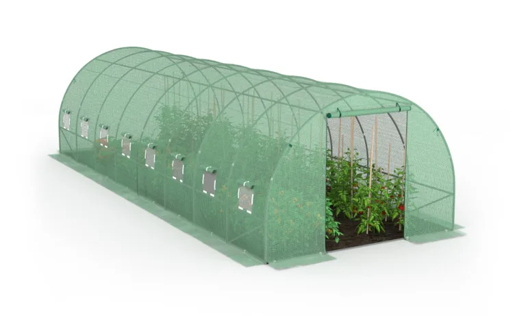 TERRE JARDIN 24 m² großes Gartentunnelgewächshaus mit verstärkter Plane – Bild 2