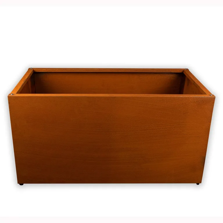 Köhko® Designer Bodenplatte für Pflanzrahmen aus Cortenstahl als Bausatz QUADER 80x40cm – Bild 5