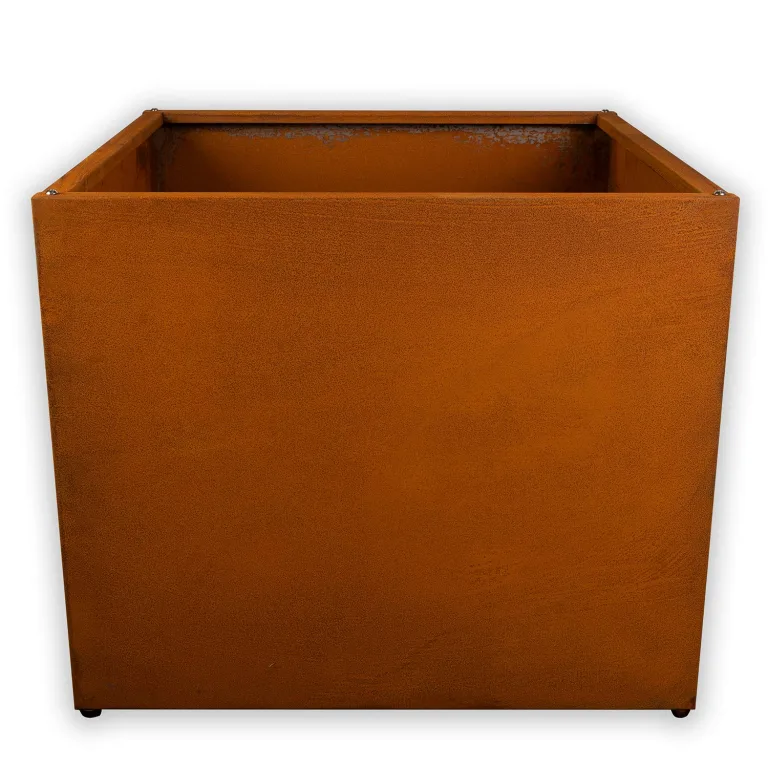 Köhko® Designer Bodenplatte für Pflanzrahmen aus Cortenstahl als Bausatz QUADER 60x60cm – Bild 5