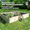 naturbelassene Hochbeete für Garten Palettenrahmen 120x80x20 cm Hochbeet Holz 3 Stück steckbar stapelbar faltbar für Pflanzen Blumen Kräuter Obst und Gemüse Anthrazit GD-0075 – Bild 2