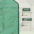 Outsunny Ersatzfolie Ersatzabdeckung mit Rolltür, Gewächshausfolie mit UV-Schutz, Seitenfenster, PE-Folie für Tunnelgewächshaus, Grün 140 x 213 x 190 cm - Thumbnail 3