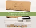 needs&wants® Hochbeet aus Holz für Garten Balkon Terrasse, Pflanzkasten Bausatz rechteckig schmal mit Vlies-Folie, Kräuterbeet Pflanzenkasten deko, weiß - Thumbnail 8