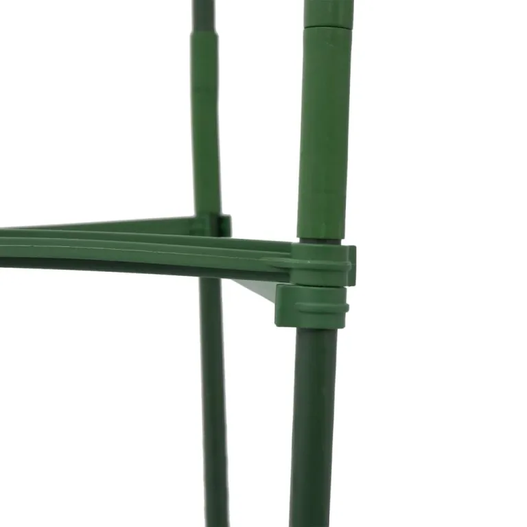 vidaXL Tomatenkäfig 2 STK., Rankhilfe für Tomaten Kletterpflanzen, Pflanzenkäfig für Garten Gewächshaus, Pflanzenstütze Pflanzenhalter, Stahl PP – Bild 8