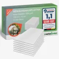 10x Gewächshausplatten 6mm I Polycarbonat Hohlkammerplatten für Gewächshäuser I PC Doppelstegplatten UV-beständig & bruchsicher I für Garten, Frühbeet uvm I 60,5cm x 150cm I Transparent - Thumbnail 8