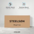 STEELSØN Hydra Hochbeet Metall – ovaler Pflanzenkasten 240x80x80 cm – Gemüsebeet Anthrazit – Beet für Garten & Balkon – Pflanzenbeet aus verzinktem Stahl – Kräuterbeet – Gartenbeet mit Kantenschutz - Thumbnail 9