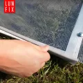 Kantenverschlussband für Hohlkammerplatten Gewächshausdichtung Doppelstegplatten Filterband 25 mm x 33 m - Thumbnail 7