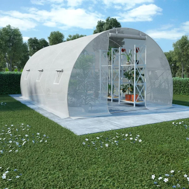 Gewächshaus 13,5m² 450x300x200 cm Bio Green üBerwinterungszelt GewäChshaus Klein – Bild 1