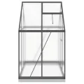 Rantry Gewächshaus-Rahmen mit anthrazitfarbenem Sockel, 169 x 114 x 202 cm, aus Aluminium, Dekoration für Möbel, für Innen- und Außenbereiche, für Wohnzimmer, Büro - Thumbnail 4
