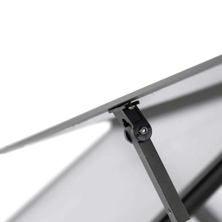 Rantry Aluminium-Gewächshaus, 0.98m², Anthrazit/Transparent, 5-fach verstellbares Lüftungsfenster, 169x58x202cm Model4005821 – Bild 8