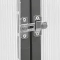 Rantry Aluminium-Gewächshaus, 0.98m², Anthrazit/Transparent, 5-fach verstellbares Lüftungsfenster, 169x58x202cm Model4005821 - Thumbnail 7
