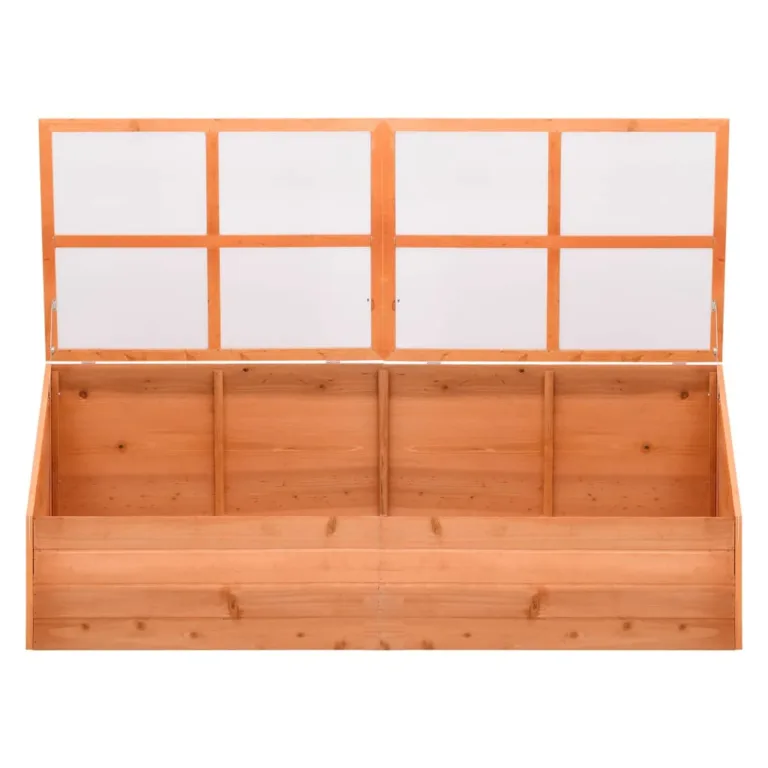 Homgoday Gewächshaus für den Garten, Gewächshaus aus Holz 180 x 57 x 62 cm, Gewächshaus für den Garten, Gewächshaus für den Garten, Gewächshaus für Pflanzen – Bild 3