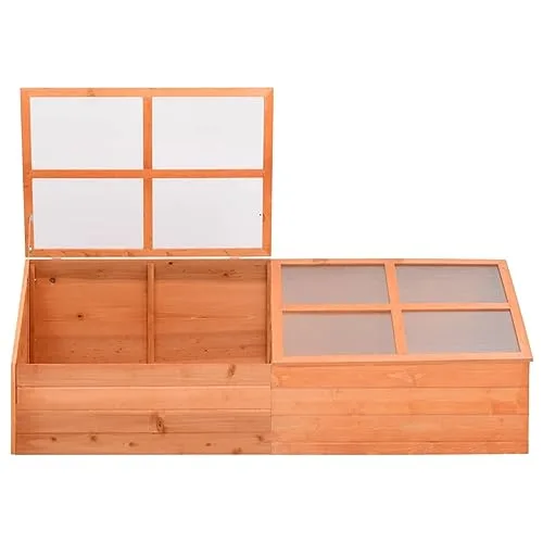 Homgoday Gewächshaus für den Garten, Gewächshaus aus Holz 180 x 57 x 62 cm, Gewächshaus für den Garten, Gewächshaus für den Garten, Gewächshaus für Pflanzen – Bild 9
