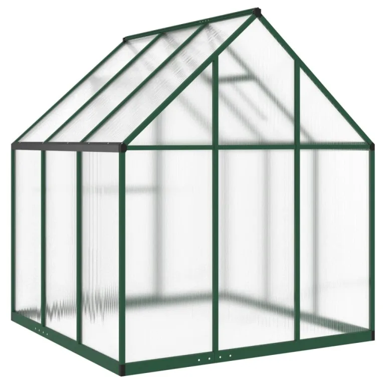 Rantry Gewächshaus für den Garten, Gestell Gewächshaus mit grünem Boden 169 x 169 x 195 cm aus Aluminium, Gewächshaus für den Garten, Gewächshaus für Pflanzen – Bild 5