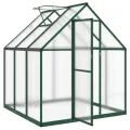 Rantry Gewächshaus für den Garten, Gestell Gewächshaus mit grünem Boden 169 x 169 x 195 cm aus Aluminium, Gewächshaus für den Garten, Gewächshaus für Pflanzen - Thumbnail 6