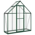 Rantry Gewächshaus für den Garten, Gestell Gewächshaus mit grünem Boden 169 x 58 x 195 cm aus Aluminium, Gewächshaus für den Garten, Gewächshaus für Pflanzen - Thumbnail 2