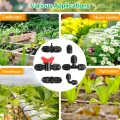 Bewässerungsarmaturen Kit für 1/2" Tropfschläuche für 13/16mm Bewässerungsschläuche 22Stk Gartenbewässerung Barbed Anschluss Bewässerungssystem Micro Drip Verbinder - Thumbnail 6