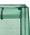 vidaXL Hochbeet, Pflanzkasten mit Gewächshaus-Aufsatz, Frühbeet für Balkon Garten Terrasse, Gemüsebeet Blumenbeet Pflanzbeet, Rattan-Optik - Thumbnail 6