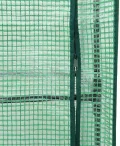 vidaXL Hochbeet, Pflanzkasten mit Gewächshaus-Aufsatz, Frühbeet für Balkon Garten Terrasse, Gemüsebeet Blumenbeet Pflanzbeet, Rattan-Optik - Thumbnail 7