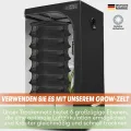 Hochwertiges Trockennetz für Kräuter – Trocknungssystem mit Reißverschluss für Grow Zelt oder Gewächshaus – Atmungsaktives, Strapazierfähiges Material – Netz für Ernte und Kräutertrocknung (6-Lagiges) - Thumbnail 7