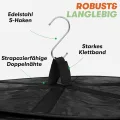 Hochwertiges Trockennetz für Kräuter – Trocknungssystem mit Reißverschluss für Grow Zelt oder Gewächshaus – Atmungsaktives, Strapazierfähiges Material – Netz für Ernte und Kräutertrocknung (6-Lagiges) - Thumbnail 2