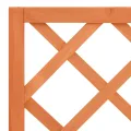 Garten-Spalier mit Blumenkasten Pflanzgefäß für Draußen Gartenbeet Kräuterbeet Frühbeet für Garten Pflanztopf Blumenbeet Pflanzenbeet Braun 70x30x135 cm Massives Tannenholz - Thumbnail 5