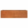 Myheimly Hochbeet, Hochbeet für Garten Balkon Terrasse, Kräuterhochbeet zum Selber Bauen, Gemüsebeet Pflanzkübel aus Metall, Grau Cortenstahl 160 x 80 x 45 cm - Thumbnail 4