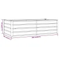 Myheimly Hochbeet, Hochbeet für Garten Balkon Terrasse, Kräuterhochbeet zum Selber Bauen, Gemüsebeet Pflanzkübel aus Metall, Grau Cortenstahl 160 x 80 x 45 cm - Thumbnail 7
