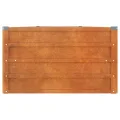 Myheimly Hochbeet, Hochbeet für Garten Balkon Terrasse, Kräuterhochbeet zum Selber Bauen, Gemüsebeet Pflanzkübel aus Metall, Grau Cortenstahl 400 x 80 x 45 cm - Thumbnail 5